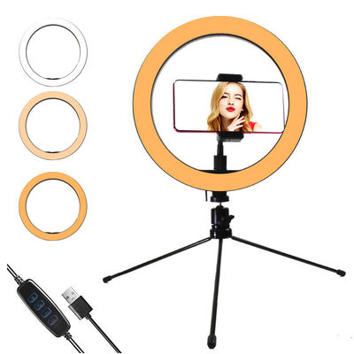 6,3 pulgadas Selfie llevaron el soporte Dimmable de la luz del círculo para el vídeo de Youtuber
