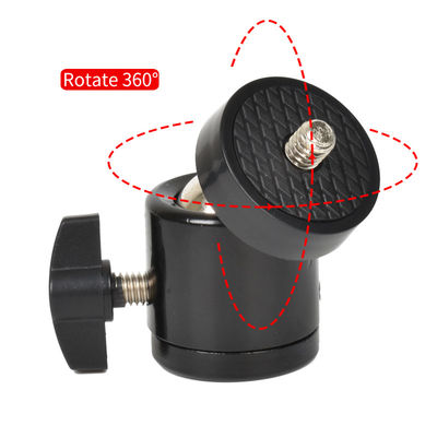 Trípode del soporte de la bola del grado giratorio del metal 360 para la cámara Ring Light Stand